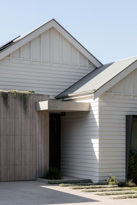 Beige Metal Roof, Farmhouse Style Exterior, Fishermans Cottage, Cottage Coastal, Roof Extension, Small Sheds, Cottage Style Home, Coastal Cottage, Style Home