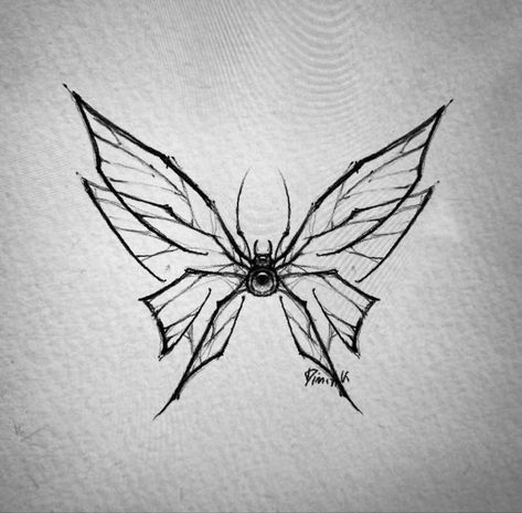 Creepy Tattoos, Tattoo Style Drawings, Tattoo Art Drawings, Subtle Tattoos, Black Ink Tattoos, Elegant Tattoos, Dope Tattoos, Simplistic Tattoos, Tattoo Design Drawings