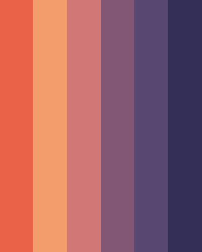 Saturated Art Color Palettes, Colour Schemes For Characters, Fall Sunset Color Palette, Colour Palette Sunset, 3color Palette, Sunset Pallet Colour Palettes, Fall Color Pallettes, Fall Color Swatches, Fall Colors Wallpaper