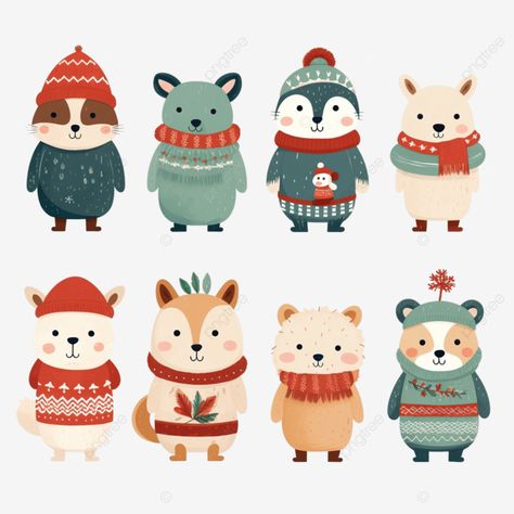 merry christmas celebration cute animals with ugly sweaters christmas animals funny christmas chri Cartoon Png Transparent, Cartoon Png, Funny Christmas Sweaters, Christmas Cartoon, Funny Sweaters, Cartoons Png, Animals Funny, Christmas Celebration, Christmas Cartoons