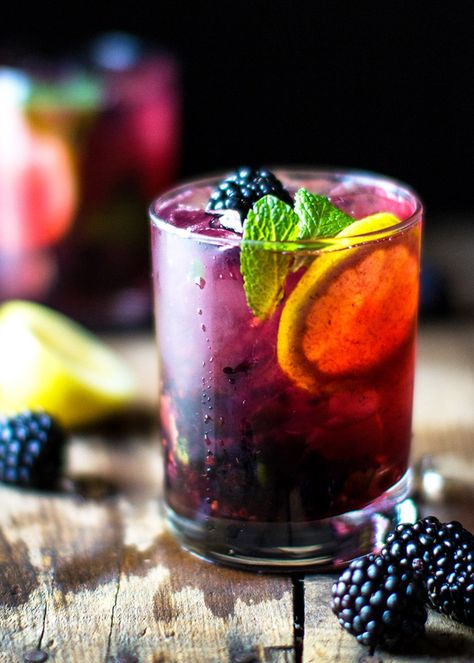 Blackberry Lemon Gin & Tonic — Jonathan Stiers Gin Tonic Recipe, Blackberry Gin, Blackberry Lemon, Tonic Recipe, Gin Lemon, Mint Plants, Gin Cocktail, Lemon Mint, Tonic Water