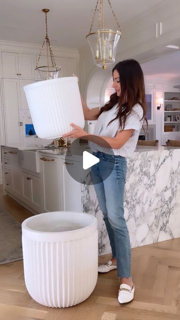 Christina Serrano on Instagram: "Look for less! Only big difference is PRICE! ➡️ Comment SHOP PLANTER for links to both planters, the faux amazon tree, and my filler!
➡️My PB planter is the XL size, on SALE!✨

oversize planters
pottery barn home
#MyPotteryBarn they look for less
https://liketk.it/4MDjz" Pottery Barn Home, Planters Pottery, Oversized Planters, Pottery Planters, Instagram Look, Barn House, Patio Deck, Master Bath, Pottery Barn