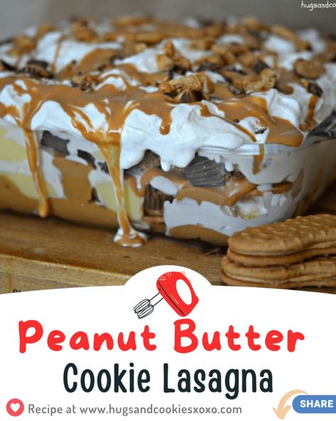 Nutty Buddy Lasagna, No Bake Nutter Butter Recipes, Peanut Butter Delight No Bake, Desserts With Nutter Butter Cookies, Peanut Butter Lasagna Nutter Butter, Nutter Butter Lasagna, Peanut Butter Parfait Dessert, Nutter Butter Lasagna Desserts, Peanut Butter Desserts No Bake