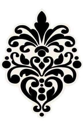 damask stencil printable free | printable damask design stencils print these free images of damask ... Free Stencils Printables, Stencil Wall Art, Wall Stencil Patterns, Damask Stencil, Stencil Printing, Stencils Printables, Free Printable Wall Art, Stencil Templates, Wall Stencil