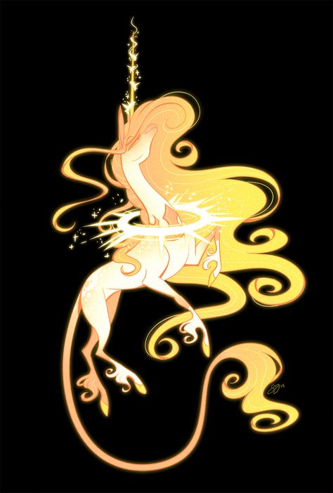 Probablyfakeblonde Art, Fake Blonde, Hazbin Hotel Helluva Boss, Magical Horses, The Last Unicorn, Unicorn Art, My Little Pony Drawing, Creature Drawings, Horse Drawings