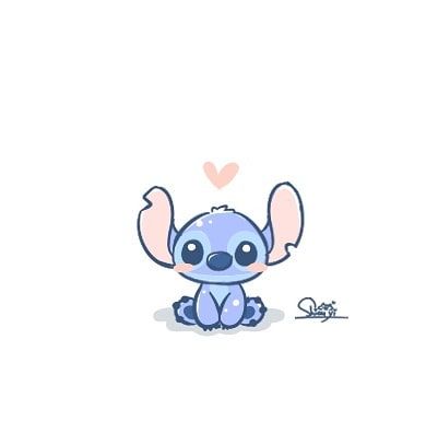 Stitch by Pinkcat Yi Angel Drawing Easy, Happy Show, Lilo And Stitch Drawings, Simple Artwork, Stitch Drawing, Lilo Et Stitch, Arte Van Gogh, Artsy Pictures, Easy Drawings For Kids