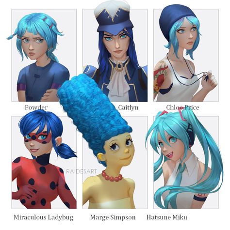 RaidesArt on Twitter: "Blue Hair Parts 1 and 2 💙 Which characters did I miss? https://t.co/z2fzhZ85Va" / Twitter Cool Brown Hair Color, Hair Parts, Cool Brown Hair, Hairstyles Elegant, Which Character Are You, Brown Hair Color Ideas, Blue Black Hair, Arte Monster High, Cool Brown