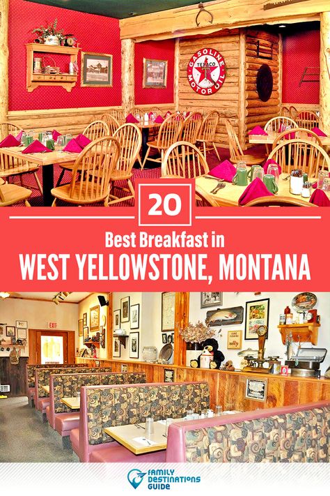 West Yellowstone Restaurants, West Yellowstone Montana, Yellowstone Montana, Montana Travel, Yellowstone Trip, Breakfast Places, West Yellowstone, The Best Breakfast, Cute Cafe