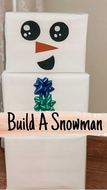 Build A Snowman With Boxes, Do You Want To Build A Snowman, Snowman Activities For Toddlers, Build A Snowman Game, Winterfest Ideas, Build Your Own Snowman, Education Assistant, January Themes, Box Snowman