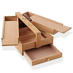 Wood Craft Kits, Projects, & Supplies | Oriental Trading Company Level Storage, Artist Storage, 7 Elements, Wooden Tool Boxes, Art Supplies Storage, Art Supply Organization, Brush Storage, Box Joints, Wood Storage Box