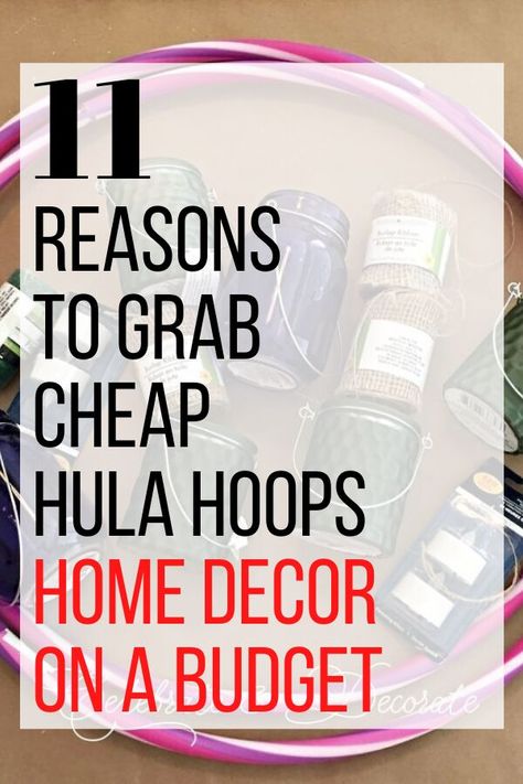 Check out how you can use cheap dollar store hula hoops for making an outdoor chandelier, wreath, canopy or rug. Easy diy decor ideas on a budget for your living room, bedroom, outdoor, or kids room. #hometalk Hula Hoop Diy Projects, Hula Hoop Crafts, Chandelier Wreath, Hula Hoop Rug, Hula Hoop Chandelier, Diy Chandeliers, Outdoor Chandelier, Easy Diy Decor, Hula Hoops