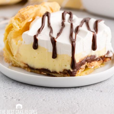 Cream Puff Cake with Pudding | The Best Cake Recipes Cream Puff Pie, Cream Puff Cake, Cake With Pudding, Tropical Cakes, Cream Puff Dessert, Puff Cake, Cream Puff Cakes, Puff Dessert, Creamy Cake