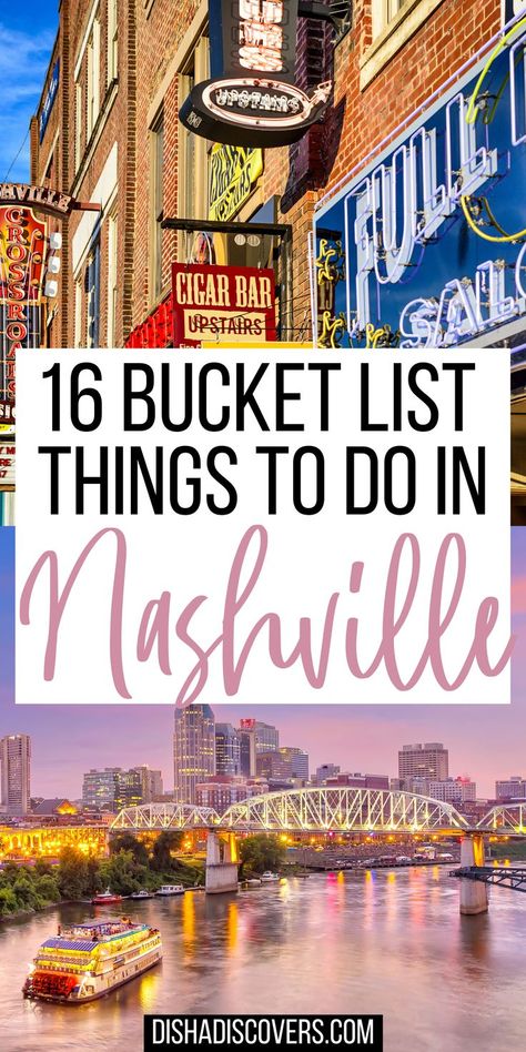 Weekend Trip to Nashville: 16 Fun Things to Do in Music City | things to do in nashville tennessee | things to do in nashville | nashville tennessee | nashville travel guide | what to do in nashville tn | what to do in nashville | what to do in nashville with kids | what to do in nashville tennessee | nashville must do bucket lists | nashville things to do bucket lists | nashville tennessee bucket lists | weekend in nashville | nashville weekend trip | nashville weekend itinerary | #nashville Nashville Itinerary, Nashville Attractions, Nashville Tennessee Vacation, Nashville Travel Guide, Weekend In Nashville, Nashville Vacation, Things To Do In Nashville, To Do In Nashville, Visit Nashville