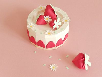 Cake Cake Paper Craft, Maket Pasta, Charlotte Smith, Aesthetic Paper, 3d Paper Projects, Mini Torte, Creative Gifts For Boyfriend, Paper Art Craft, Paper Cake