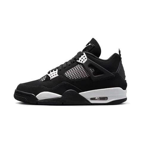 Nike Air Jordan 4 Retro "OREO PANDA" Air Jordan 4 Retro Oreo, Rosa Jordans, Jordan 4 Retro Oreo, Nike Jordan Retro 4, All White Jordans, Retro 4 Jordans, 4s Jordans, Black And White Jordans, Black White Jordans