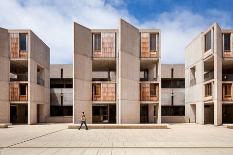 Salk Institute, 1965, La Jolla, California Lou Kahn, architect Salk Institute, Contemporary Entryway, Louis Kahn, Contemporary Door, La Jolla California, Concrete Architecture, Rem Koolhaas, Contemporary Villa, Contemporary Cottage