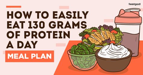 How To EASILY Eat 130 Grams of Protein A Day (Meal Plan) - FeastGood.com What Does 130 Grams Of Protein Look Like, 130 Grams Of Protein A Day Meal Plan, 80 Grams Of Protein A Day Meal Plan, 130 G Protein Meal Plan, How To Eat 140 Grams Of Protein, 75 Grams Of Protein A Day, How To Get 130 Grams Of Protein A Day, 125 Grams Of Protein In A Day, 130g Protein Per Day