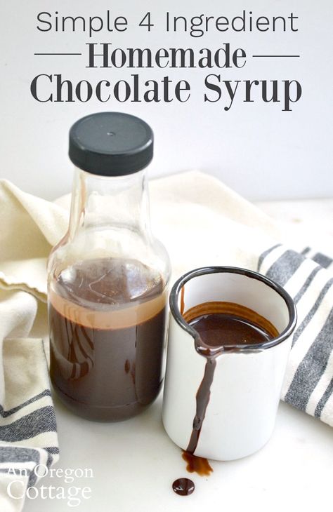 Chocolate Milk Syrup, Homemade Chocolate Milk, Chocolate Syrup Recipe, Chocolate Syrup Recipes, Homemade Chocolate Syrup, Milk Syrup, Homemade Syrup, Coffee Syrup, Chocolate Milkshake