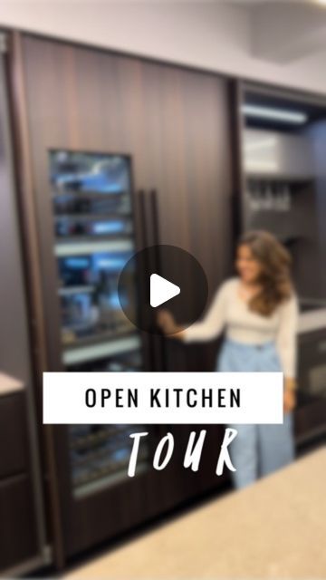 Rohina on Instagram: "My most viral video - 35.2 million views on this open kitchen 🤩 . Which is your favourite hidden element? - Remote controlled chimney that retracts back into the ceiling - Hidden pull out rotary dining table - Sliding convoy pantry for easy acess - Wine chiller with 2 temperatures - Extendable pop-up workspace counter - Hidden sink behind pocket doors . . 📍@grandeur.in . #homeinnovation #homedecor #kitchendesign #kitchengoals #cupboarddesign #kitcheninspo #storagespace #storageideas #hiddenstorage #pocketdoor #pocketdoors #homeinnovations #cleverstorage #extendableworktop #concealedpantry #concealedsink #winechiller #hiddendiningtable #pulloutdiningtable #hiddenchimney" Hidden Kitchen Sink Ideas, Hidden Dining Table Kitchen, Open Kitchen With Sliding Door, Pocket Doors Kitchen, Hidden Sink, Hidden Kitchen Storage, Kitchen Sliding Doors, Sliding Storage, Sliding Pantry Doors