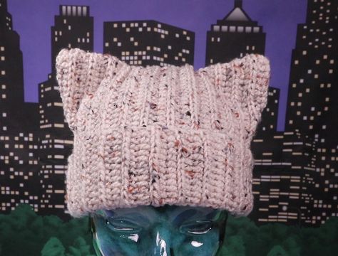 Easiest Crochet Hat for Beginners – The Cat Ear Hat – FREE Crochet Pattern Kitty Hat Knitting Pattern, Cat Ears Hat Crochet Pattern, Crochet Kitty Hat Pattern Free, Easy Crochet Cat Hat, Crochet Cat Hats Free Pattern, Crocheted Cat Hat, Crochet Cat Ear Beanie Free Pattern, Crochet Hat With Ears, Cat Beanie Crochet Pattern Free