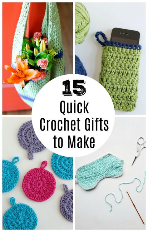 Crochet Projects To Sell, Diy Crochet Gifts, Small Crochet Gifts, Quick Crochet Gifts, Quick Crochet Projects, Crochet Christmas Gifts, Gifts To Make, Quick Crochet Patterns, Crochet Collection