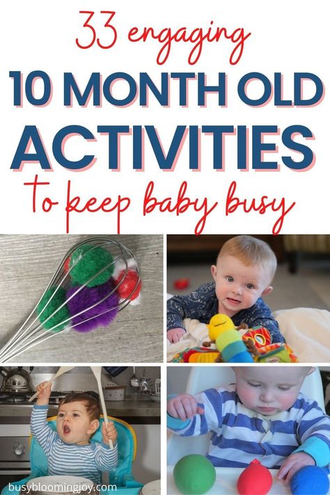 Looking for things to do with your 9,10,11 or 12 month old baby? Easy 10 month old baby activities including sensory play, finger painting, play ideas with food,water, items at home eg a simple box. Baby sensory play 9-12 months to help gross + fine motor skills. Play ideas for your 9 month old baby, outdoor activities for your 10 month old, easy learning activities for your 11 month old baby. Easy DIY toy & activities for your 12 month old. 9,10,11,12 month old baby activities & baby pl 9 Month Old Activities, 10 Month Old Baby Activities, Mess Free Toddler Activities, 9 Month Old Baby Activities, Months Activities, Newborn Activities, 11 Month Old Baby, Baby Sensory Play, Baby Play Activities