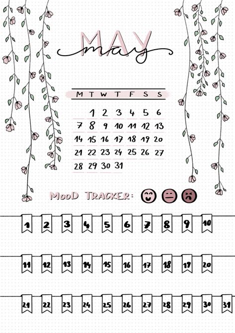 bullet journal : may // brush lettering typography calligraphy quote Notesbog Design, Diario Bullet, Bullet Journal Mood Tracker, Diy Kalender, May Bullet Journal, Bullet Journal Page, Bullet Journal 2019, Bullet Journal Tracker, Bullet Journal Mood