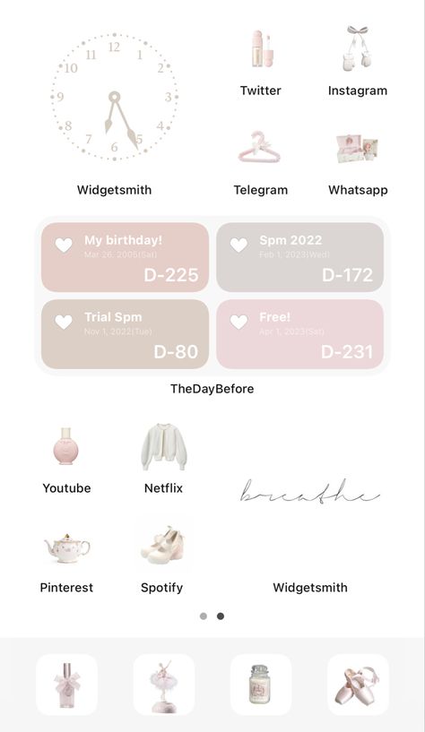 The Day Before Widget Ios, Iphone Widgets Ideas Pink, Widget Design Ideas, The Day Before Widget, Minimal Widget, Widgetsmith Ideas, Color Widgets, Iphone Layouts, Lockscreen Ios