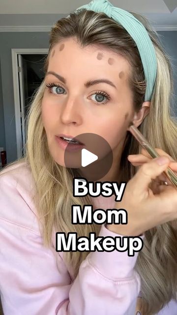 Simple Makeup Contouring, Easy Mom Makeup Routine, Makeup Ideas Contour, Simple Mom Makeup, Quick Make Up Tutorial, Beginners Make Up Tutorials Step By Step, Applying Seint Make Up, Quick Mom Makeup, Easy Mom Makeup