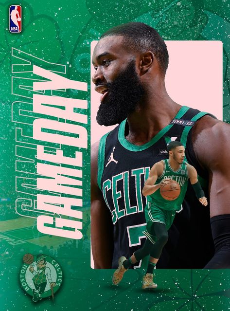 Celtics Boston Dynamic Graphic Design Inspiration, Basketball Game Day Poster, Game Day Design Poster, Sports Team Poster Design, Game Day Graphics Basketball, Game Day Posters Basketball, Basketball Game Day Graphics, Basketball Gameday Graphics, Game Day Graphic Design