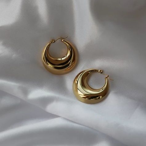 Affordable Gold Alloy Earrings, Cheap Trendy Gold-tone Earrings, Cheap Trendy Gold Earrings, Cheap Gold Earrings As Gift, Cheap Gold Plated Earrings, Cheap Classic Jewelry With Shiny Finish, Cheap Tarnish-resistant Hoop Earrings As Gift, Cheap Everyday Gold Plated Jewelry, Classic Cheap Hoop Earrings As Gift