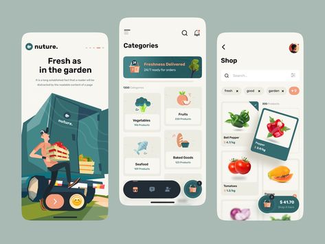 Supermarket App, Application Ui Design, Presentation App, App Ui Ux Design, Restaurant App, Saving App, Ux Kits, Best Ui Design, Ecommerce App