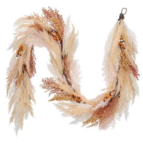 PRICES MAY VARY. 【𝐅𝐚𝐥𝐥 𝐆𝐚𝐫𝐥𝐚𝐧𝐝】The faux pampas grass garland, with its neutral hues ranging from ivory to wheat-colored, creates a cozy and inviting atmosphere during autumn. 【𝐒𝐢𝐳𝐞】The full size of garland is about 6ft (180-182cm), providing ample coverage for most scenes. (Note that a deviation of 2~3cm may occur due to manual measurement.) 【𝐋𝐢𝐠𝐡𝐭𝐬 𝐰𝐢𝐭𝐡 𝐓𝐢𝐦𝐞𝐫】The autumn garland comes with warm yellow LED lights, creating an extraordinary luminous ambiance. By easil Fall Storefront Decor, Modern Farmhouse Fall Decor Living Room, Garage Fall Decor, Cream And Gold Fall Decor, Fall Decor Backdrop, Neutral Fall Garland, Thanksgiving Shelf Decor, Neutral Fall Mantle Decor, Boho Fall Mantle Decor