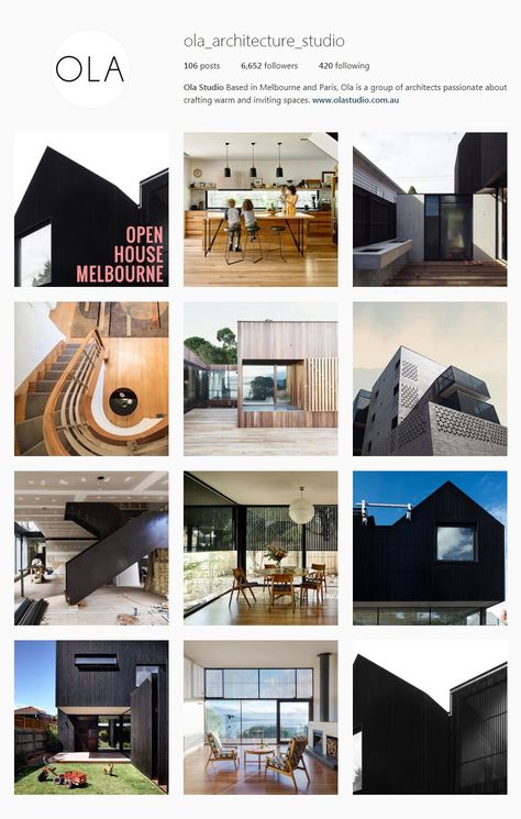 Best Architectural Instagram Feeds of 2017 - ola_architecture_studio Architectural Instagram Layout, Instagram Architecture Template, Instagram Feed Ideas Architecture, Architectural Instagram Feed, Architecture Social Media Design, Architecture Instagram Layout, Architecture Instagram Feed, Interior Design Feed, Architecture Social Media