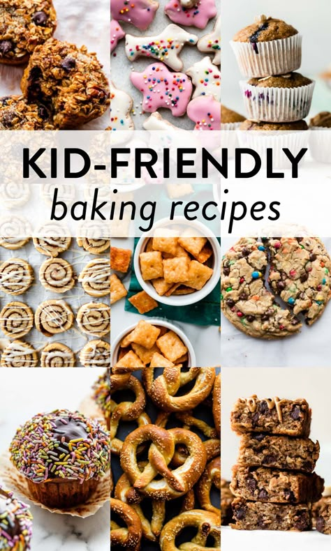 Baking Recipes Muffins, Quick Cheesecake, Dirt Dessert, Baking With Toddlers, Homemade Cheese Crackers, Egg Free Baking, Animal Cracker, Baking Recipes For Kids, Homemade Soft Pretzels