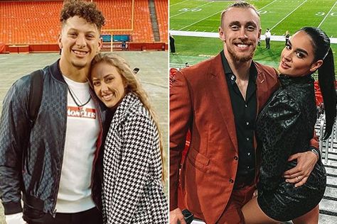 NFL Players Who Love Showing Off Their Lovely Wives And Girlfriends Nfl Couples, Nfl Wife, Nfl Wives, Players Wives, Footballers Wives, College Guys, Patrick Mahomes, Sorority Girl, Nfl Players