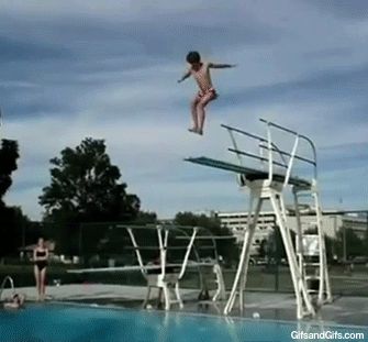 Basically everything to do with pools. | 12 Activities You'll Want To Get In Shape For This Summer Diving Gif, I Have To Pee, Party Swimming Pool, New Jet, Bomb Pop, Diving Board, Mind Tricks, Get In Shape, Instagram Video