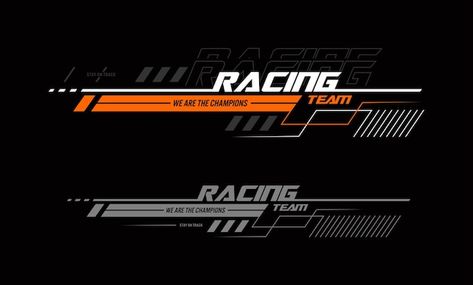 Racing Team Logo Design, Racing Design Graphic, Car Sticker Design Logos, Bike Stickers Logo, Logo Racing Design, Kaos Racing, Racing Logo Design, Moto Logo Design, Background Racing