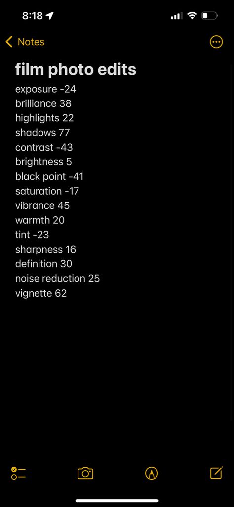 How To Edit Pics To Look Like Film, Photos Iphone Edit, Film Editing Iphone, Film Camera Editing, Iphone Editing Pictures Film, Vintage Aesthetic Camera Settings, 90s Iphone Edit, How To Edit Your Photos To Look Like Film, How To Edit Photos Vintage