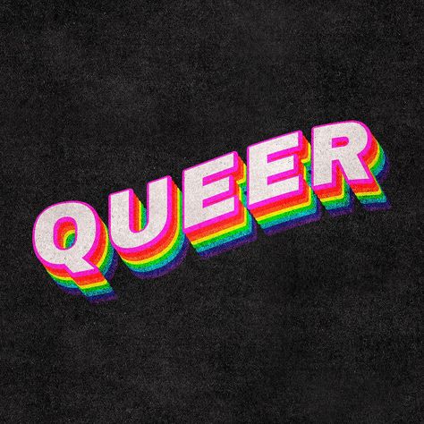 Word Typography, Queer Rainbow, Rainbow Words, Free Illustration Images, Lgbt Flag, Aesthetic Fonts, Pride Rainbow, Pride Merch, Typography Quotes