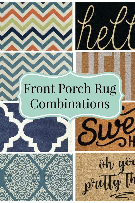 Front Porch Ideas Double Doors, Front Porch Rugs Layered, Front Porch Rugs Outdoor Ideas, Layered Front Door Mat Ideas, Front Door Rugs Outdoor Layering, Front Door Mats Layered, Front Porch Rugs Outdoor, Front Porch Rug Layering, Front Porch Rug Ideas