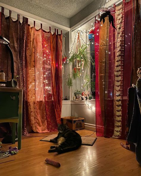 Whimsigoth Apartment, Indian Room, Hippy Room, Hippie Clothing, Hippie Decor, Maximalism, Sterling Jewelry, Apartment Inspiration, Living Room Inspo