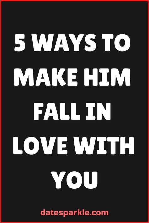 Discover the top 5 ways to make him fall head over heels for you! From sweet surprises to quality time spent together, these tips will have him smitten in no time. Whether it's a spontaneous date night or a heartfelt gesture, you'll be sure to capture his heart. Get ready to spark romance and deepen your connection with these easy yet effective strategies. Don't miss out on the chance to win his love - try these techniques today! Grand Gestures Of Love For Him, The Perfect Girlfriend, Unexpected Love, Deeply In Love, Get A Girlfriend, Get A Boyfriend, Relationship Struggles, Physical Attraction, Love Deeply