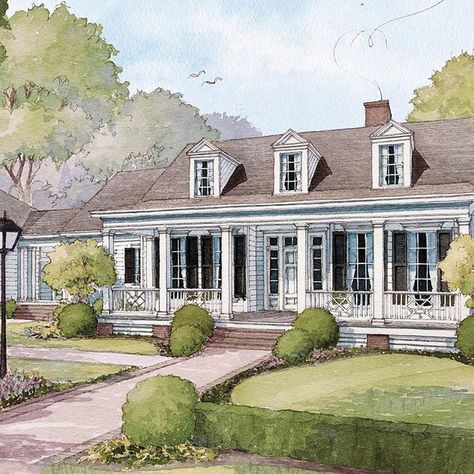 Looking to Build? The Bellewood Cottage House Plan Has a Classic Design Made to Suit Any Stage of Life Home With In Law Suite, In Law Suite Floor Plans, Southern Style Home, Southern Living House, Three Bedroom House Plan, Creek House, Cottage House Plan, Southern Living House Plans, Florida Room