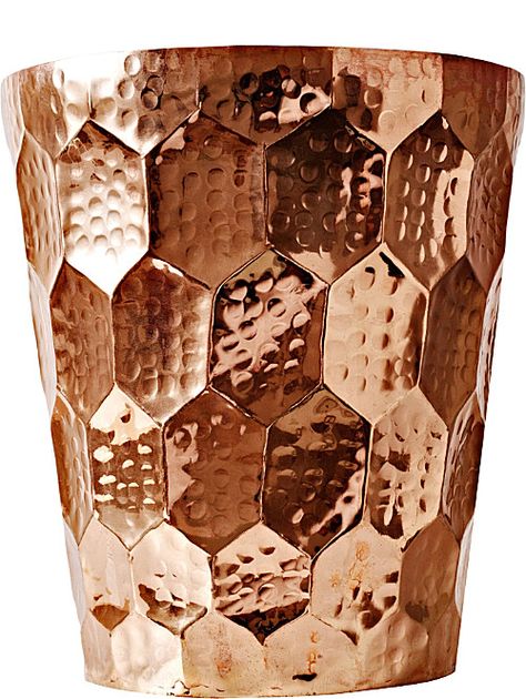 TOM DIXON Hex copper champagne bucket Cor Rose Gold, Color Cobrizo, Wedding Gift List, Gold Tumbler, Champagne Bucket, Wine Bucket, Color Cobre, Elle Decoration, Champagne Buckets