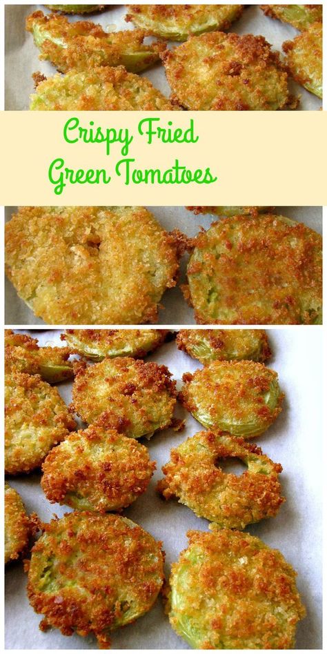 Fried Green Tomatoes Recipe, Green Tomato Recipes, Crazy Kitchen, Fried Green Tomatoes, Green Tomatoes, Cayenne Pepper, Idee Pasto Sano, Tomato Recipes, Veggie Dishes