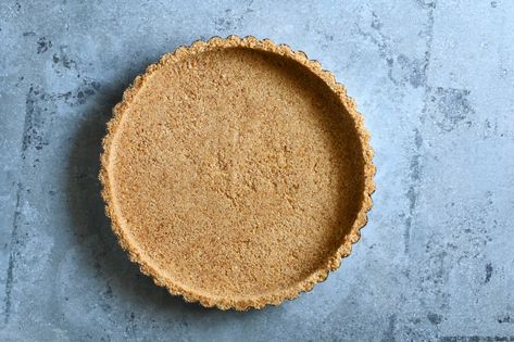 Peanut Butter Graham Cracker, Graham Cracker Crust Pie Recipes, Peanut Butter Crust, Buttery Flaky Pie Crust, Oil Pie Crust, Cheesecake Tart, Vegan Pie Crust, Pretzel Crust, Graham Cracker Crust Pie