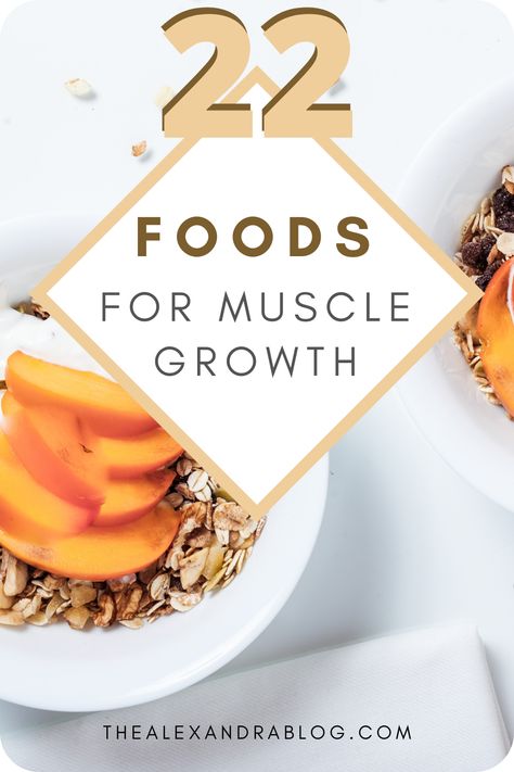 Top 22 Best foods for muscle gain for women. Healthy lifestyle tips. Workout Tips. Foods for butt growth. How to grow your bum. How to grow your butt fast. Self improvement tips. #howtogrowyourbuttfast #foodsforbuttgrowth #bestfoodsformusclegainforwomen #healthylifestyletips #wellnesstips #workouttips Grow Muscle Fast, Muscle Growth Food, How To Grow Muscle For Women, Muscle Growth Meal Plan, Women Healthy Lifestyle, Gain Muscle Women, Food For Muscle Growth, Best Muscle Building Foods, Eating To Gain Muscle