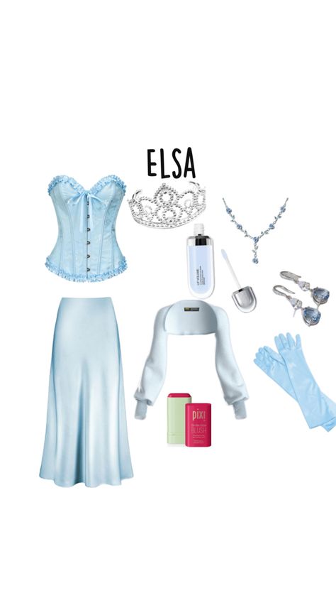 Blue Elsa frozen Inspo costume outfit halloween Elsa Costume Women, Elsa Halloween, Elsa Halloween Costume, Elsa Costume, Costume Inspo, Costume Women, Stage Outfits, Halloween Costumes Women, My Vibe