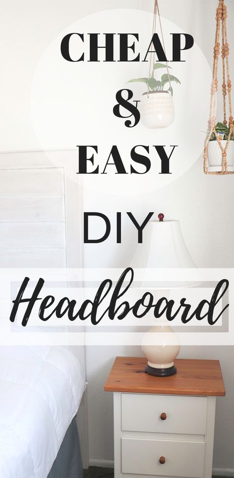 Two Twin Headboards To Make A King, Diy Twin Headboard Ideas Easy, Diy Farmhouse Headboard Queen, Simple Headboard Design, Queen Headboard Ideas, King Headboard Diy, Twin Headboard Ideas, King Headboard Ideas, Diy Headboard Ideas Easy Cheap